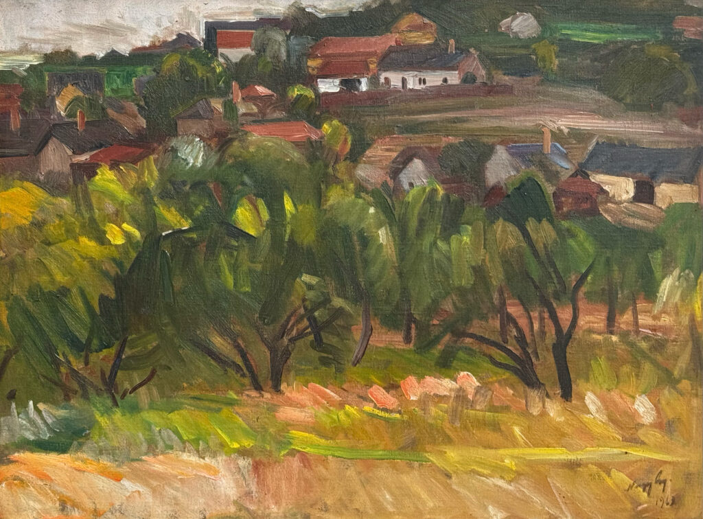 Nagy Gyula - Falu részlet